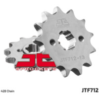 JT SPROCKETS Stahl Standard Ritzel vorne 712 - 428 für Aprilia RS4125, TUONO125