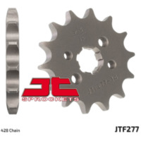 JT SPROCKETS Standard Stahlritzel vorne 277 - 428 für Derbi, Honda, Aprilia passend für Aprilia RS4  125 TW000 2013, 15 PS, 11 kw