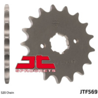 JT SPROCKETS Standard Stahlritzel vorne 569 - 520 für Yamaha DT400, IT250, RD250 Kawasaki KDX200, KDX220, KDX250 JTF569.16 passend für Yamaha SR  250  1990, 