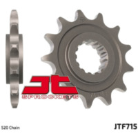JT SPROCKETS Standard Stahlritzel vorne 715 - 520 für GAS GAS, MUZ passend für Gas Gas EC  300 VTREC3000C 2002, 50 PS, 37 kw