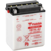 YUASA Konventionelle Batterie ohne Säurepack - YB14L-A2 für Kawasaki, Triumph, Honda passend für Yamaha XJ  900 58L 1988, 98 PS, 72 kw