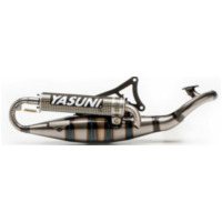 YASUNI R Schalldämpfer für Benelli, Malaguti, Italjet passend für Aprilia Scarabeo  50 PF010 1998, 3,1 PS, 2,3 kw