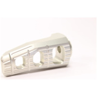 GILLES TOOLING Touring Beifahrer Fußrasten Silber für Aprilia RSV1000, RSV4, RSV41100ABS passend für Aprilia RSV4 Racing Factory LEABS 1000 RKL00/RKL01 2015, 201 PS, 148 kw