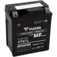 YUASA W/C Battery Maintenance Free Factory Activated - YTX7L FA für Honda, TM Racing, Suzuki passend für Aprilia RS4  125 TW000 2013, 15 PS, 11 kw