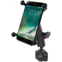RAM MOUNTS X-Grip® Medium Arm Phone Holder with Medium Handlebar Base - Large Phones for Honda, Yamaha, Suzuki fitting for Derbi Vamos  50 VAMOS G 1996, 4,1 PS, 3 kw