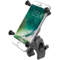 RAM MOUNTS X-Grip® Phone Holder with Snap-Link™ Tough-Claw™ Base - Large Phones für Honda, Yamaha, Suzuki passend für Aprilia Habana Custom 125 PM010 2000, 8 PS, 6 kw