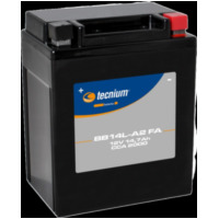 TECNIUM Battery Maintenance Free Factory Activated - BB14L-A2 für Kawasaki, Honda, Suzuki passend für Yamaha XJ  900 58L 1988, 98 PS, 72 kw