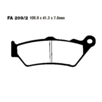Bremsbeläge Bremsklotz Standard EBC FA2092 passend für Husqvarna Enduro  701  2020, 74 PS, 55 kw (vorne)