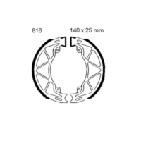 Bremsbacken ohne Feder EBC 816 passend für Aprilia Habana Custom 125 PM010 2000, 8 PS, 6 kw (hinten)