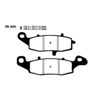 Brake pads sintered hh ebc FA229HH