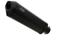 DSX-10 Slip on Ersatzdämpfer - schwarz-matt Auspuff für: YAMAHA FZS600 Fazer RJ02 passend für Yamaha FZS Fazer 600 RJ021 2001, 95 PS, 70 kw
