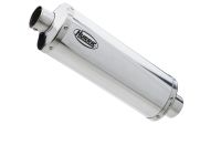 Rac 1 slip on exhaust - silver for: SUZUKI GSX 1400 WVBN