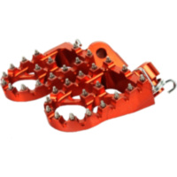 Fussrasten Satz orange Accossato FR795A passend für Gas Gas EC  300 VTREC3000C 2002, 50 PS, 37 kw