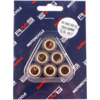 RMS 10,7 Gr. Variatorrollenkit 18x15 6PZ passend für Aprilia Leonardo  125 MB000 1996, 9,5 PS, 7 kw (Standardgewicht)