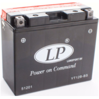 YT12B-BS (YT12B-4) 12V/10AH DIN51291 für: AGM Batterie 150x69x130mm passend für Yamaha FZS Fazer 600 RJ021 2001, 95 PS, 70 kw