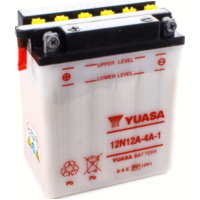 Akku, Motorradbatterie 12N12A-4A-1 12V/12AH Dry-Batterie 12V/12AH 136x82x162mm passend für Yamaha SR  250  1990, 