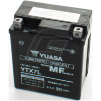 YTX7L (Vergl. YTX7L-BS) 12V/6AH DIN50614 SLA-Batterie 113x70x130mm passend für Aprilia RS4  125 TW000 2013, 15 PS, 11 kw
