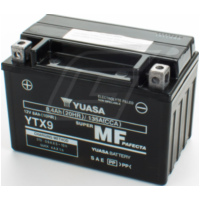 YTX9 / YTR9 (Vergl. YTX9-BS) 12V/8AH DIN50812 SLA Batterie 150x87x105mm passend für Aprilia Habana Custom 125 PM010 2000, 8 PS, 6 kw