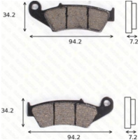 disk brake pads MCB 669 ABE approved