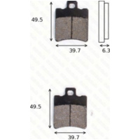 disk brake pads MCB 674 EC ABE a...