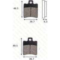 disk brake pads MCB 674 SR