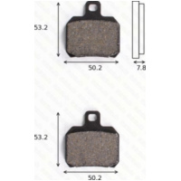 Disc brake pad MCB 700 SH homolo...