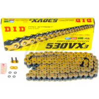Kette X-Ring verstärkt VX3 G&B, 530, 110 mit Hohlnietschloß / nutzbar bis 110kW (150PS) / bis 1000ccm passend für Yamaha FZS Fazer 600 RJ021 2001, 95 PS, 70 kw