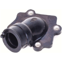 Ansaugkrümmer, Ansaugbrücke, Ansaugspinne Ansaugstutzen 21mm offen / ungedrosselt für Minarelli liegend passend für Aprilia Scarabeo  50 PF010 1998, 3,1 PS, 2,3 kw