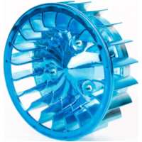 Riemenscheibe Lüfterrad blau für Minarelli liegend, für: Keeway, CPI, 1E40QMB passend für Aprilia Scarabeo  50 PF010 1998, 3,1 PS, 2,3 kw