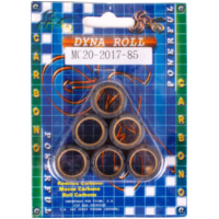 Variomatikgewichte, Variomatikrollen 8,5 Gr. Carbon Rollenkit 20x17 - MC20-2017-85 passend für Aprilia Leonardo  125 MB000 1996, 9,5 PS, 7 kw (Standardgewicht)
