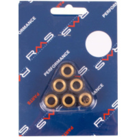 Variomatikgewichte, Variomatikrollen 8,6 Gr. Variatorrollenkit 15X12 6PZ passend für Aprilia Area 51 KAT 50 MYG00 1999, 4,1 PS, 3 kw