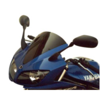 Originalformscheibe rauchgrau 385x310mm mit ABE passend für Yamaha FZS Fazer 600 RJ021 2001, 95 PS, 70 kw (Kein zusätzlicher Haltesatz nötig)