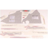 Dekor set grey Mercury (original) passend für Aprilia Pegaso Garda 650 RW000/RWA00/RWB00 2002, 49 PS, 36 kw