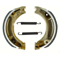 Premium brake shoes Water Grooved H304G fitting for Honda C  50 C50 1969,  (hinten)