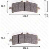 disc disk brake pads MCB 792 SV ...