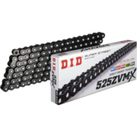 X-Ringkette DID 525ZVM-X BK&BK/108N Kette offen mit Nietschloss (ZJ) passend für Aprilia RSV4 Factory 1000 RK000 2009, 180 PS, 132 kw