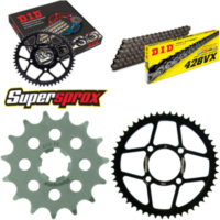 Kettensatz Stahl für: SUZUKI RV125 Van Van 03-06 15-51-134 DID428VX Niet passend für Suzuki RV Van Van 125 WVBT1111 2003, 11,8 PS. 8,7 kw