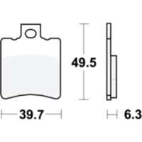 Brake pads lc trw MCB674LC