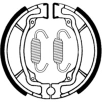 Bremsbacken mit Feder TRW MCS854 passend für Suzuki RV Van Van 125 WVBT1111 2003, 11,8 PS. 8,7 kw (hinten)