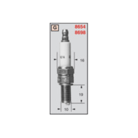 Zündkerzenstecker CHAMPION Zündkerze RG4PHP OE122 passend für Aprilia RSV4 Factory 1000 RK000 2009, 180 PS, 132 kw