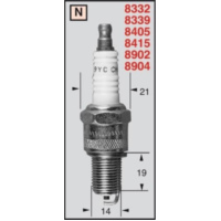 Zündkerzenstecker CHAMPION Zündkerze RN3C/OE108 passend für Aprilia RS4 /Replica 50 TK000 2012, 5,4/2,7 PS, 4/2 kw