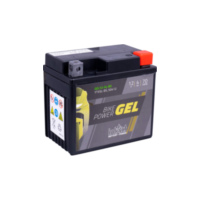 Akku INTACT Bike Power GEL Batterie YTX5L-BS passend für Aprilia RS4 /Replica 50 TK000 2012, 5,4/2,7 PS, 4/2 kw