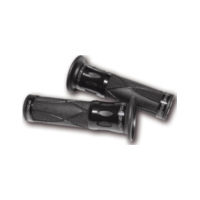 Motorradgriff PROGRIP Lenkergriffe Road 728 Alu schwarz für 7/8 Zoll Lenker, geschlossen passend für Aprilia RS4 /Replica 50 TK000/VX000 2014, 5,4/2,7 PS, 4/2 kw