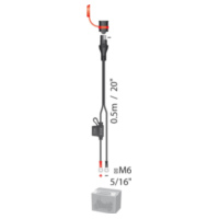 OPTIMATE Wasserdichtes Ösenkabel SAE-Stecker, M6, 5A max. passend für Aprilia RS4 /Replica 50 TK000 2012, 5,4/2,7 PS, 4/2 kw