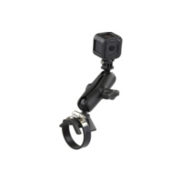 RAM Mounts GoPro Kamerahalterung für Lenker/Rohre - mit Klemmschelle, B-Kugel (1 Zoll) passend für Aprilia Habana Custom 125 PM010 2000, 8 PS, 6 kw
