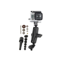 RAM Mounts GoPro Motorrad-Kamerahalterung - mit Lenkervorbaubasis, B-Kugel (1 Zoll) passend für Aprilia RS4 /Replica 50 TK000/VX000 2018, 5,4/2,7 PS, 4/2 kw