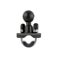 RAM Mounts Klemmschelle für Rohre/Lenkerstangen - B-Kugel (1 Zoll), mit Ø-Verkleinerer passend für Aprilia Habana Custom 125 PM010 2000, 8 PS, 6 kw
