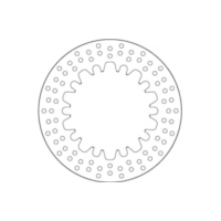 FERODO Brake disc FMD0081R fitting for BMW R  100 247E 1991, 60 PS, 44 kw