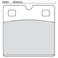 FERODO Brake pad FDB 204 Platinum fitting for BMW R  100 247E 1991, 60 PS, 44 kw