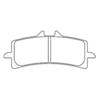 Bremsklötze FERODO Sinter Racing Bremsbelag FDB 2260 XRAC passend für Aprilia RSV4 Factory 1000 RK000 2009, 180 PS, 132 kw